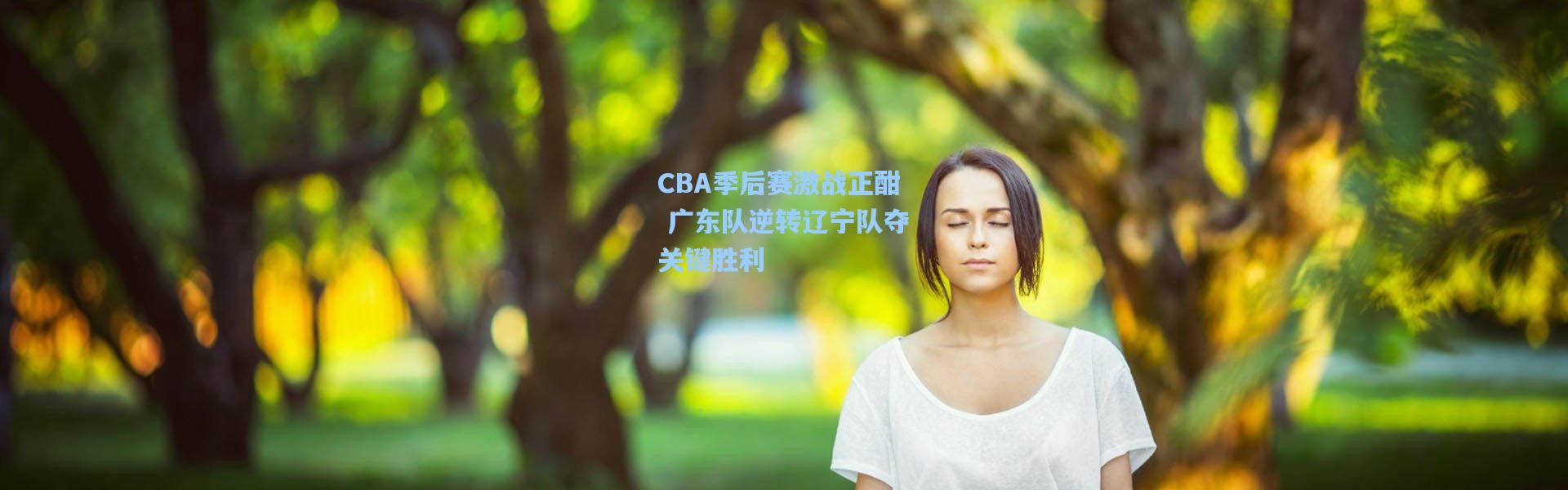 CBA季后赛激战正酣 广东队逆转辽宁队夺关键胜利
